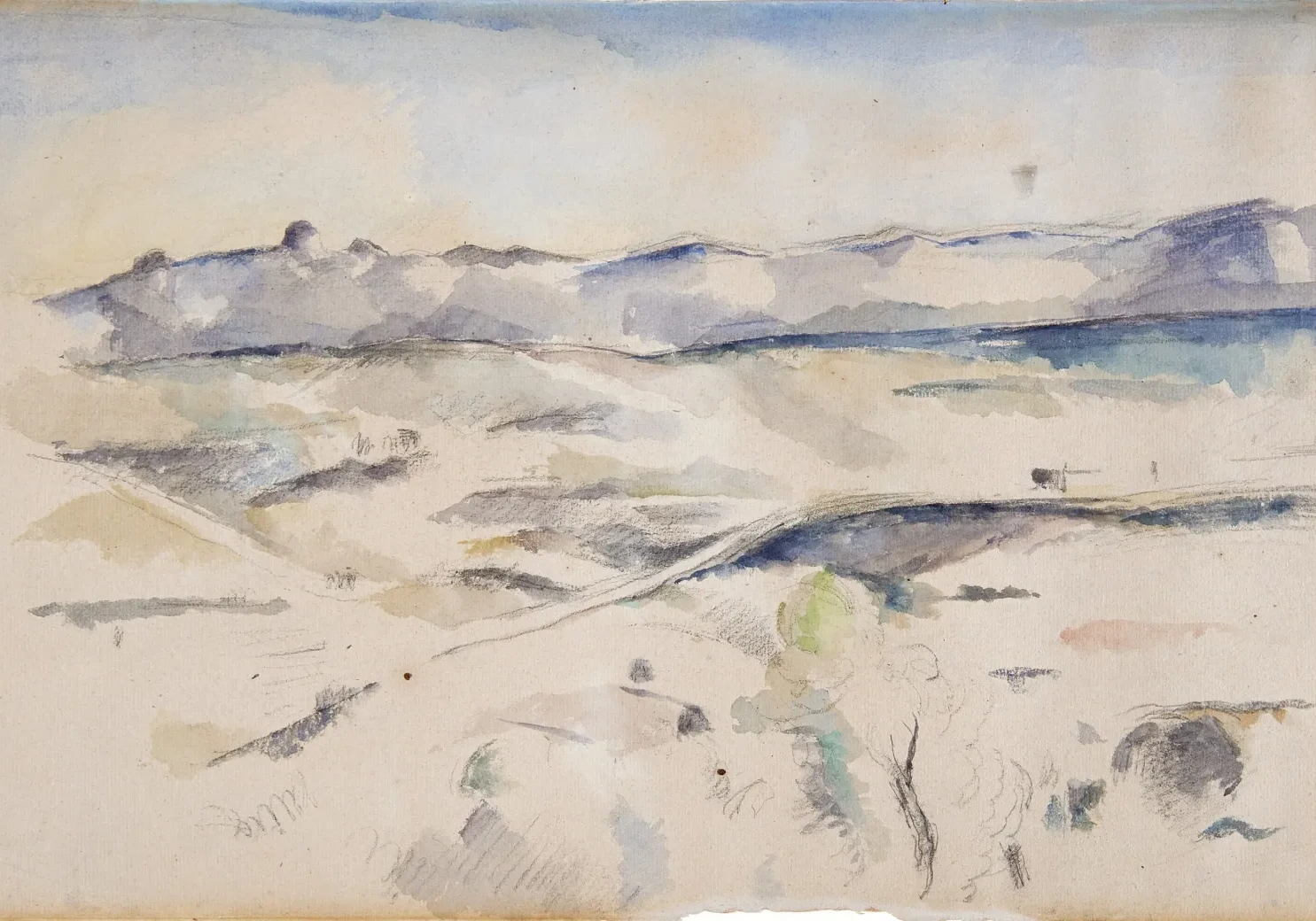 La Chaîne de l'Étoile avec le Pilon du Roi, Paul Cézanne
