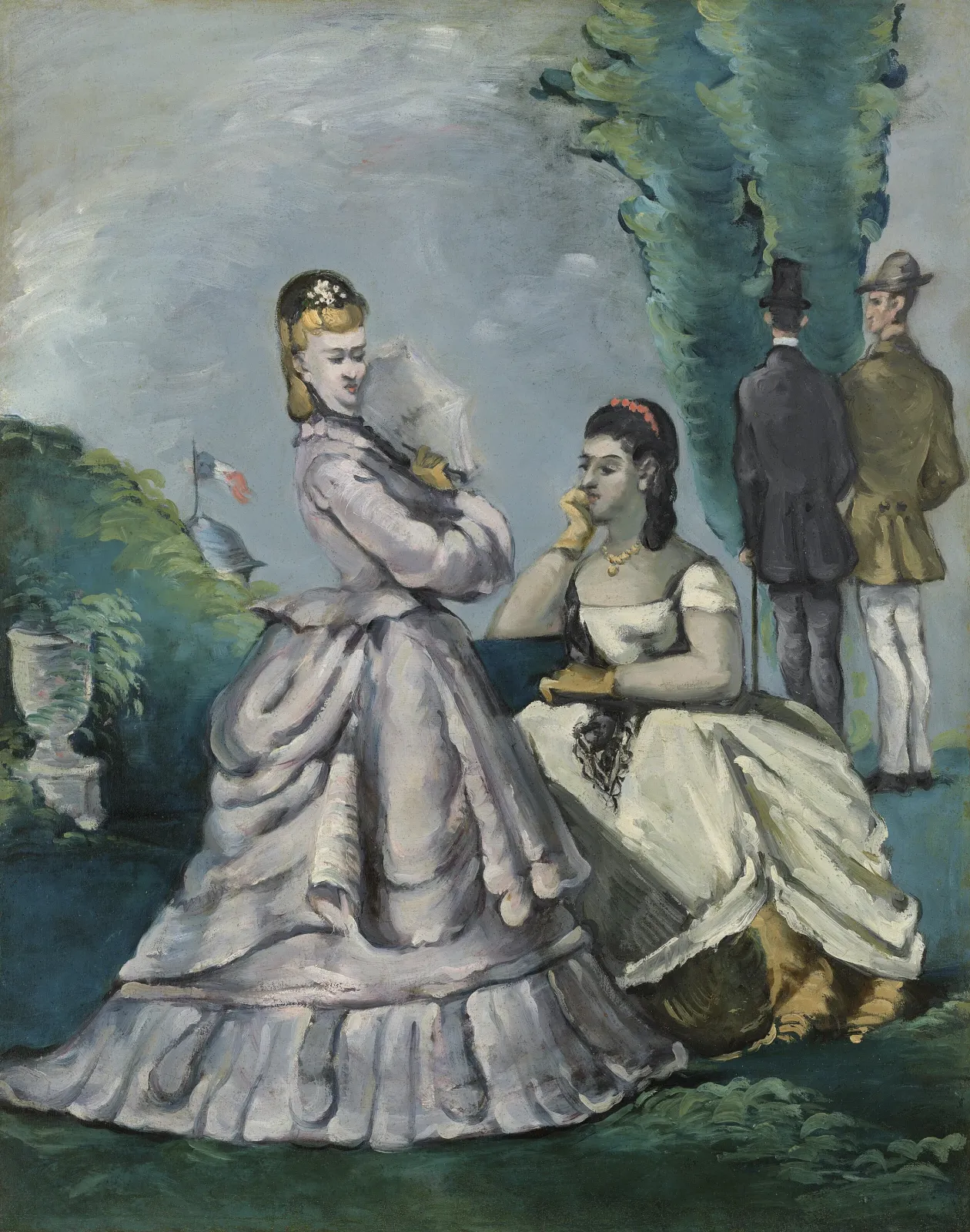 La Conversation, Paul Cézanne