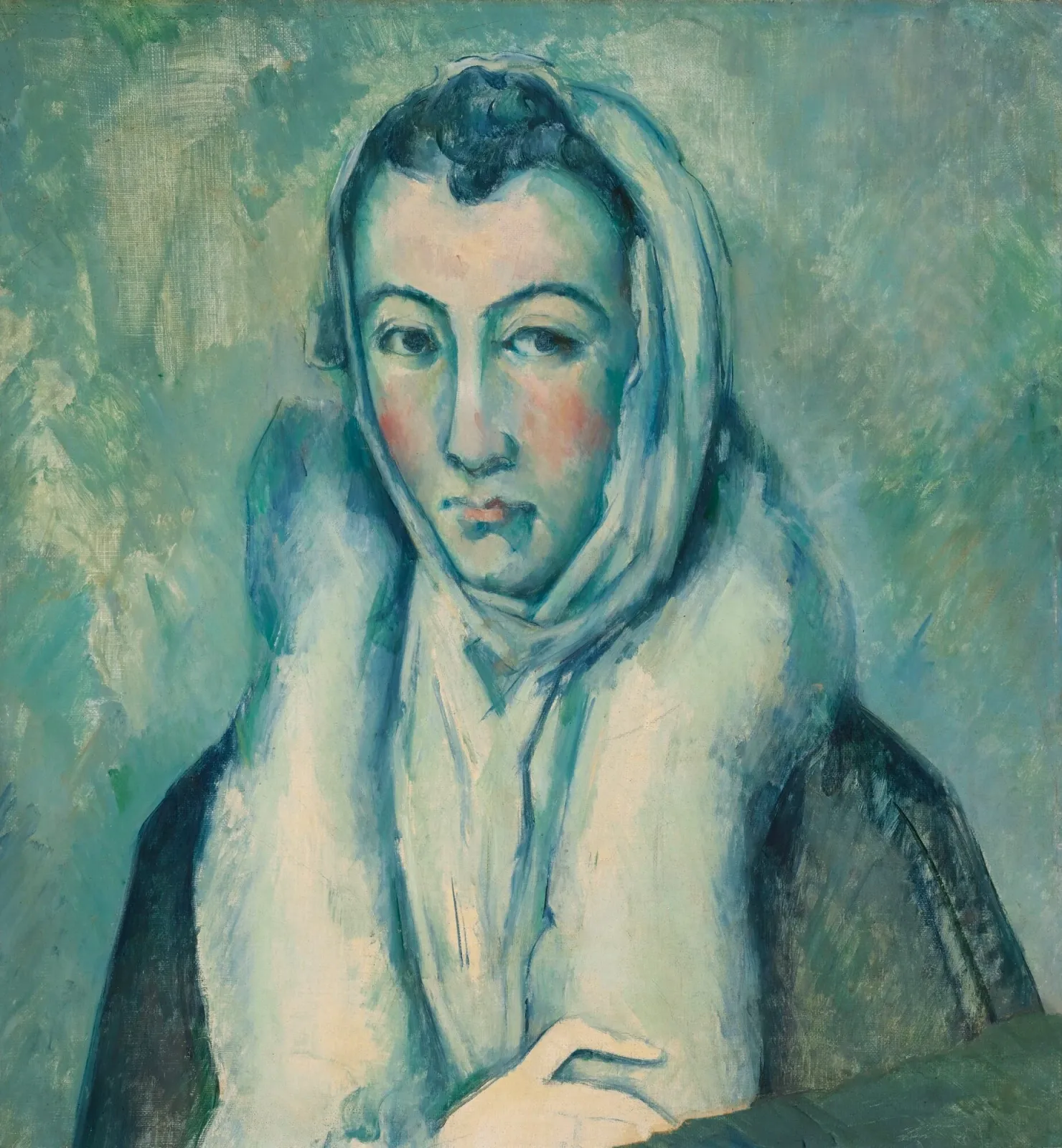 La Femme à l'Hermine d'après Le Greco, Paul Cézanne