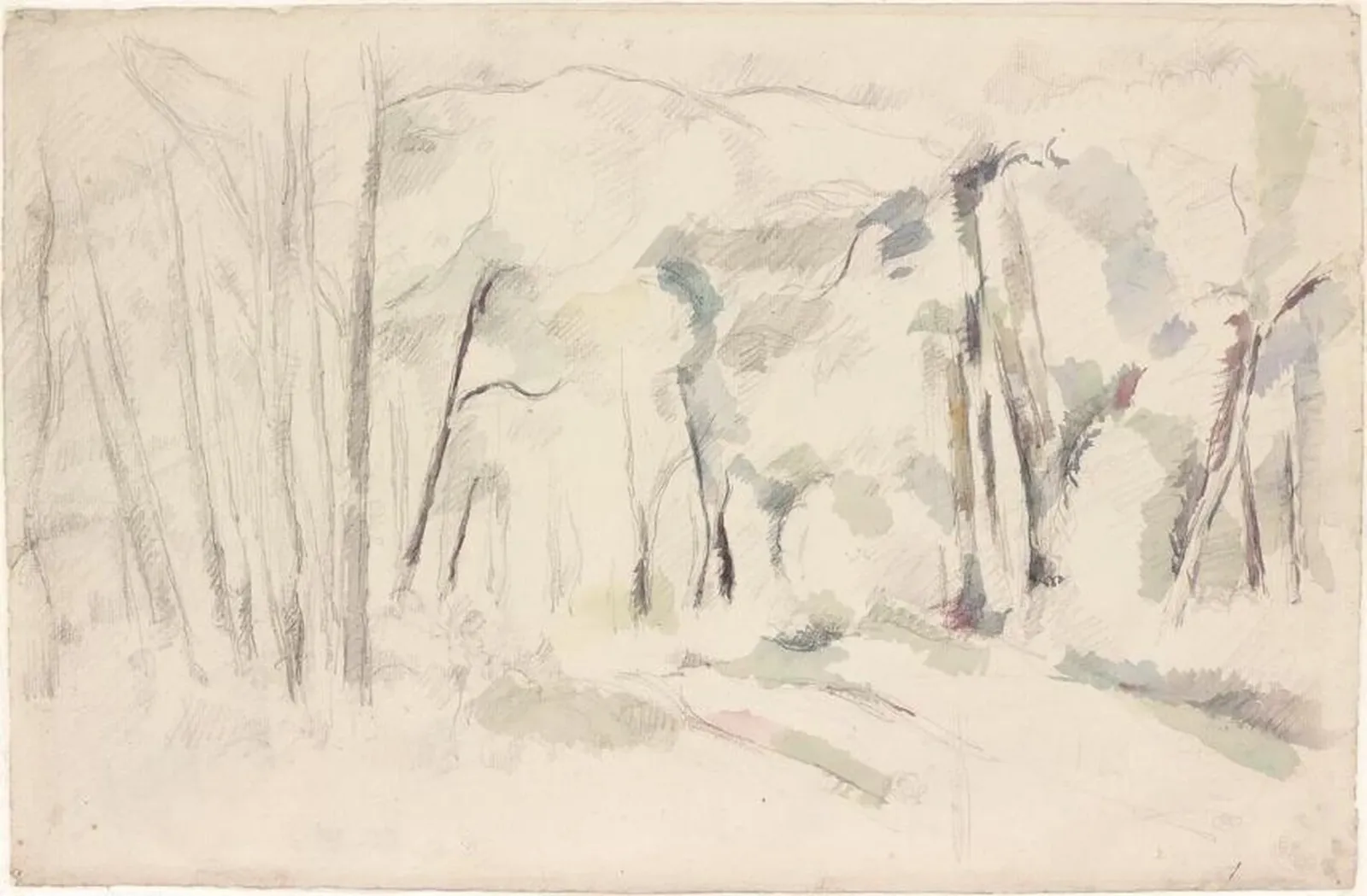 La feuillée, Paul Cézanne