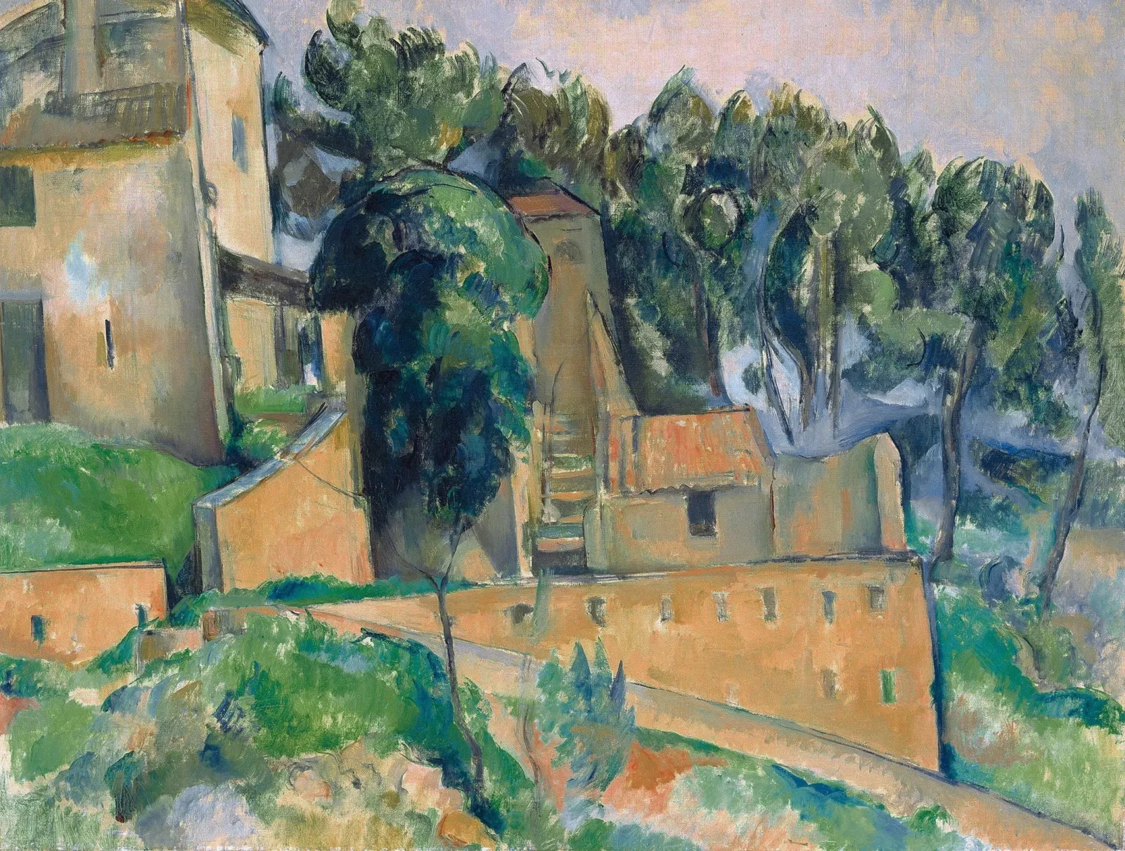 La Maison de Bellevue, Paul Cézanne