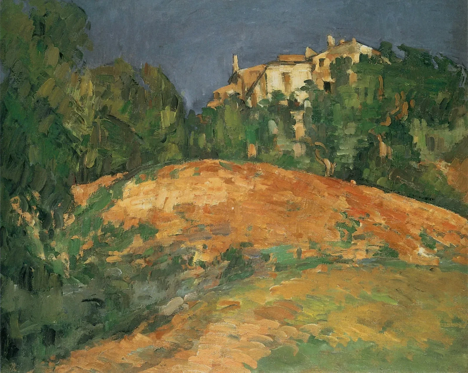 La maison de Bellevue sur la colline, Paul Cézanne