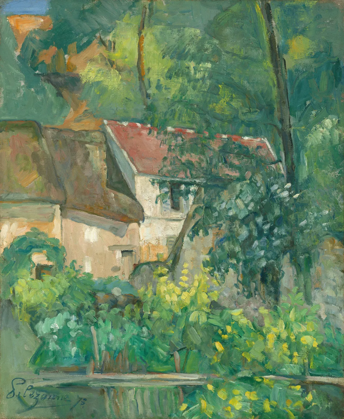 La Maison du père Lacroix, Auvers-sur-Oise, Paul Cézanne