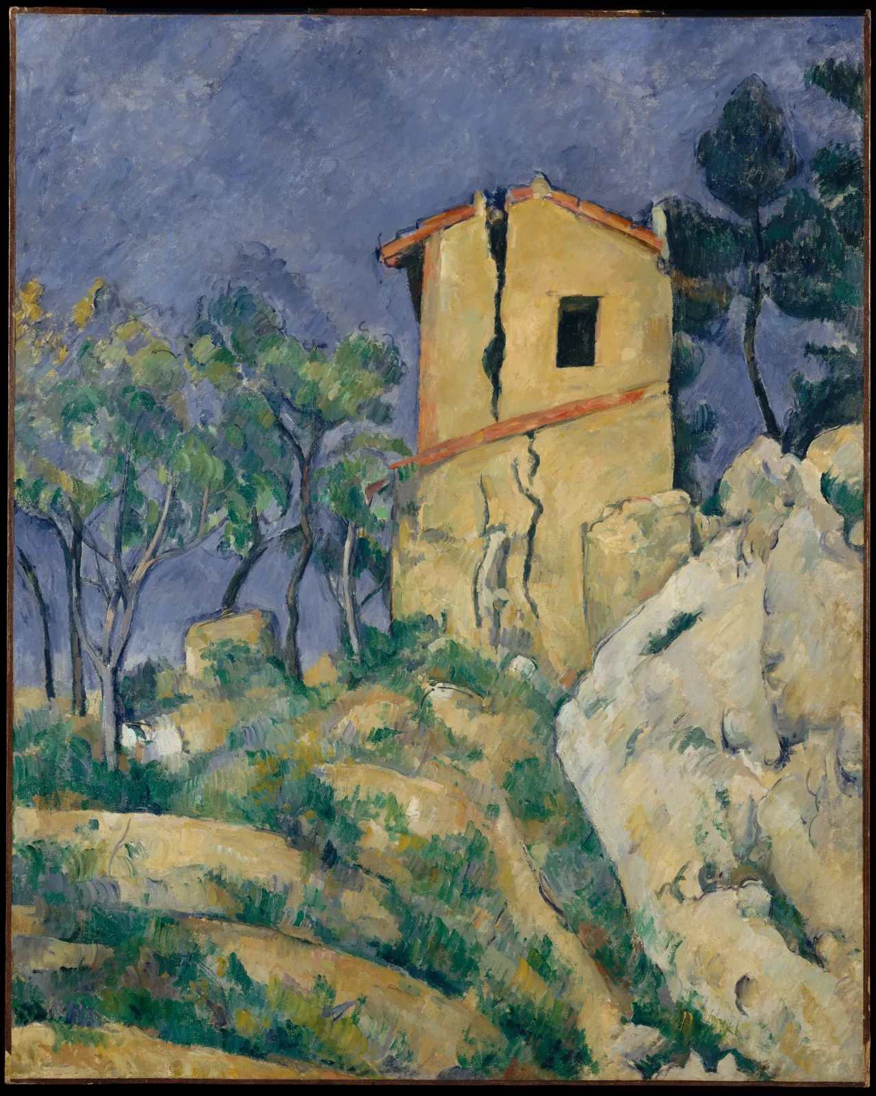 La Maison lézardée, Paul Cézanne