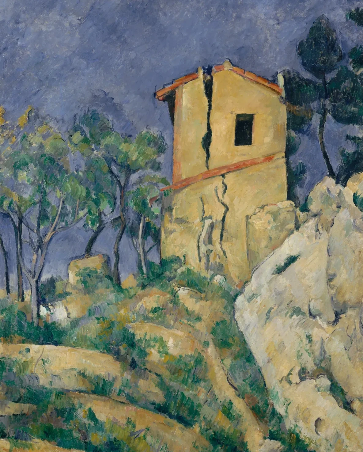 La Maison lézardée, Paul Cézanne
