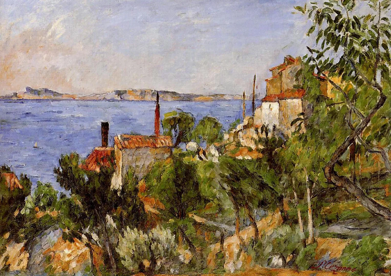 La Mer à l'Estaque, Paul Cézanne