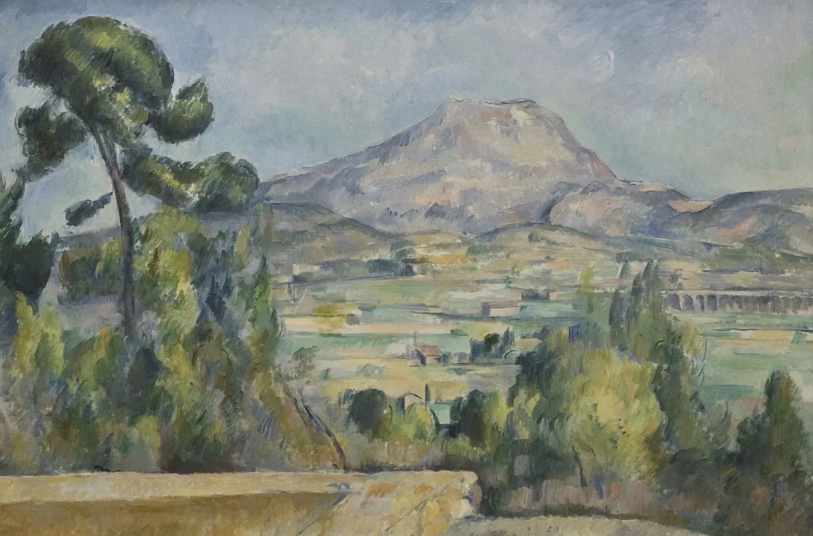 La montaña Sainte-Victoire, Paul Cézanne
