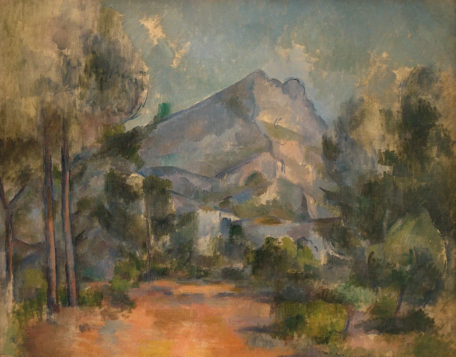La montaña Sainte-Victoire, Paul Cézanne