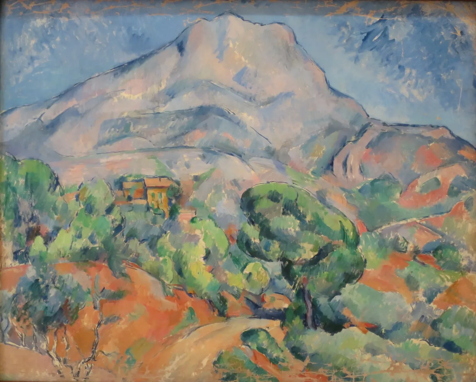 La Montagne Sainte-Victoire au-dessus de la route du Tholonet, Paul Cézanne
