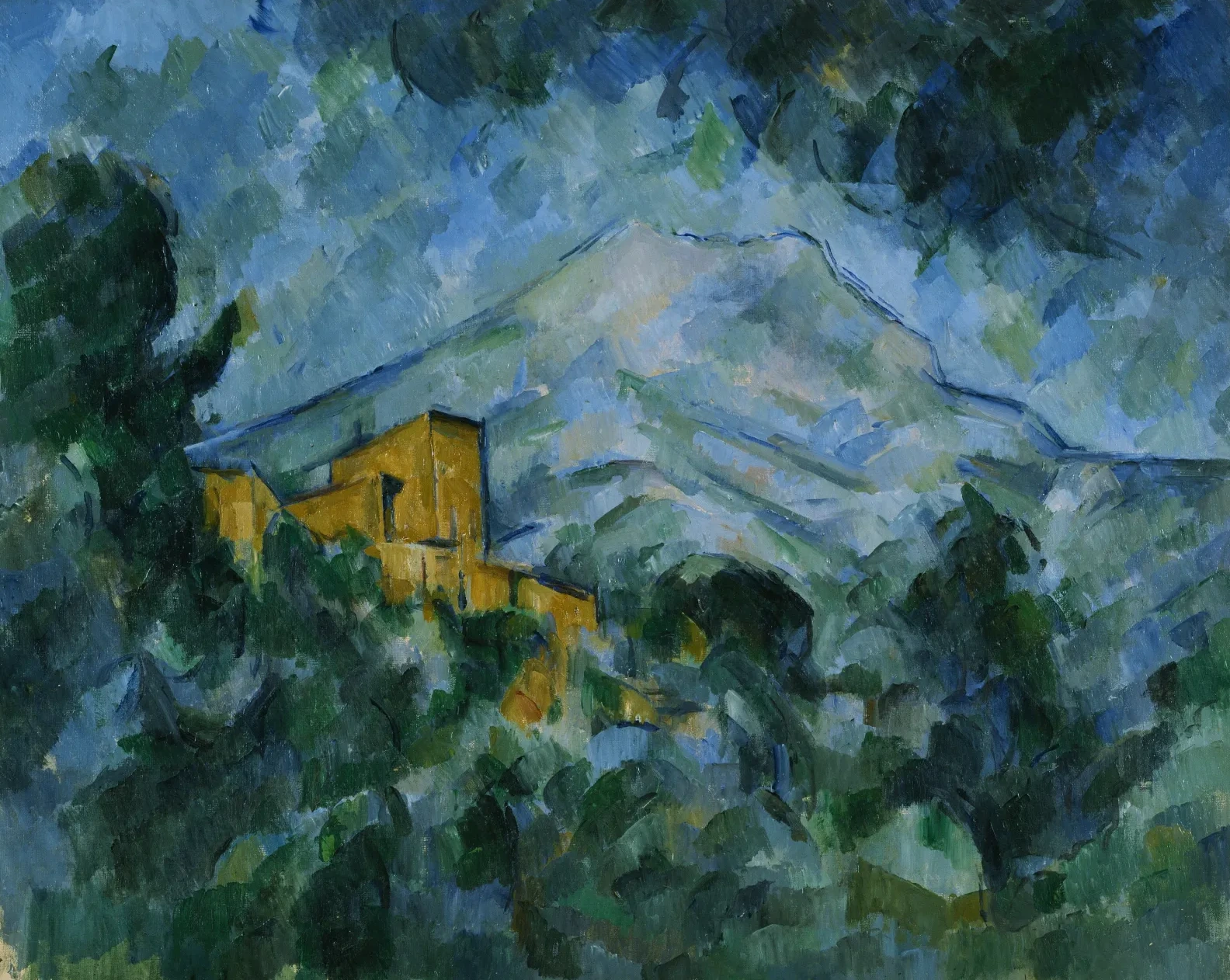 La montaña Sainte-Victoire y el Château Noir, Paul Cézanne