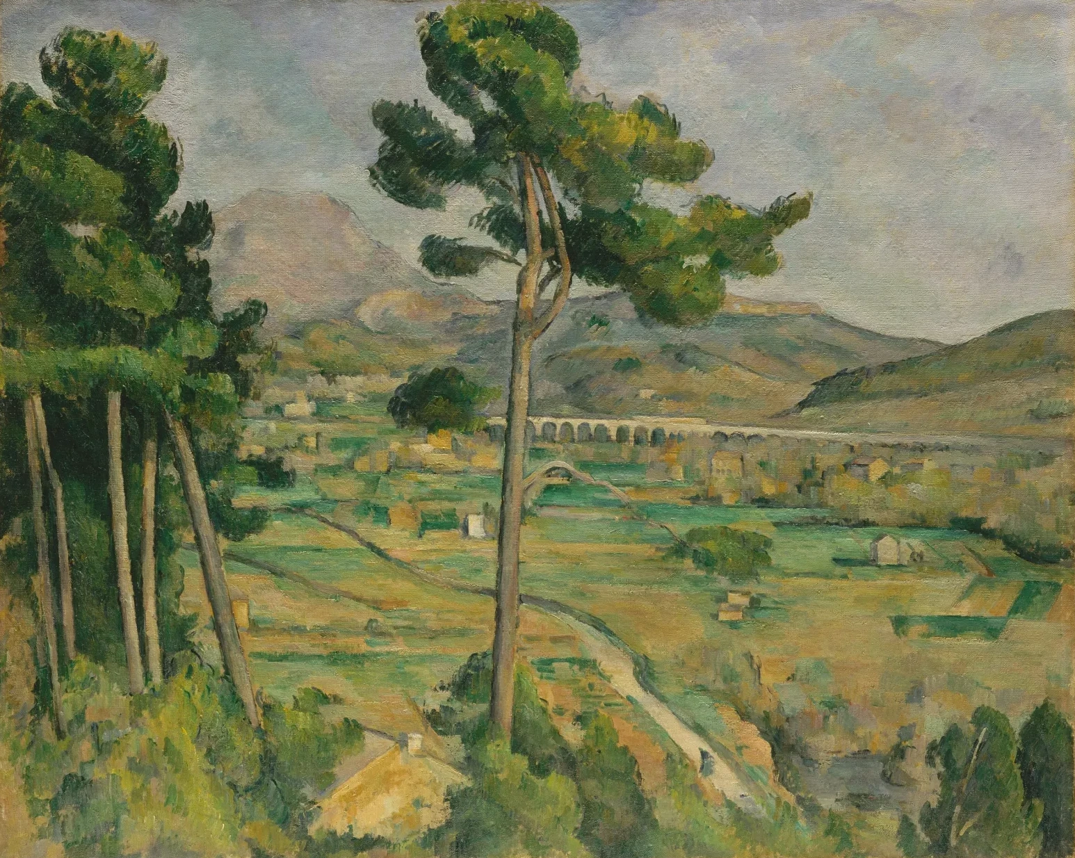 La montaña Sainte-Victoire vista desde Montbriand, Paul Cézanne