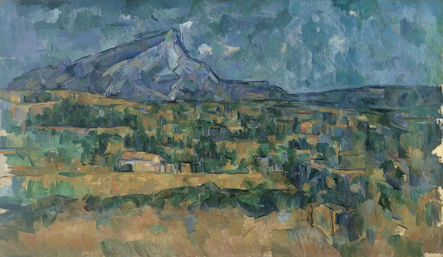 La montaña Sainte-Victoire vista desde Les Lauves, Paul Cézanne
