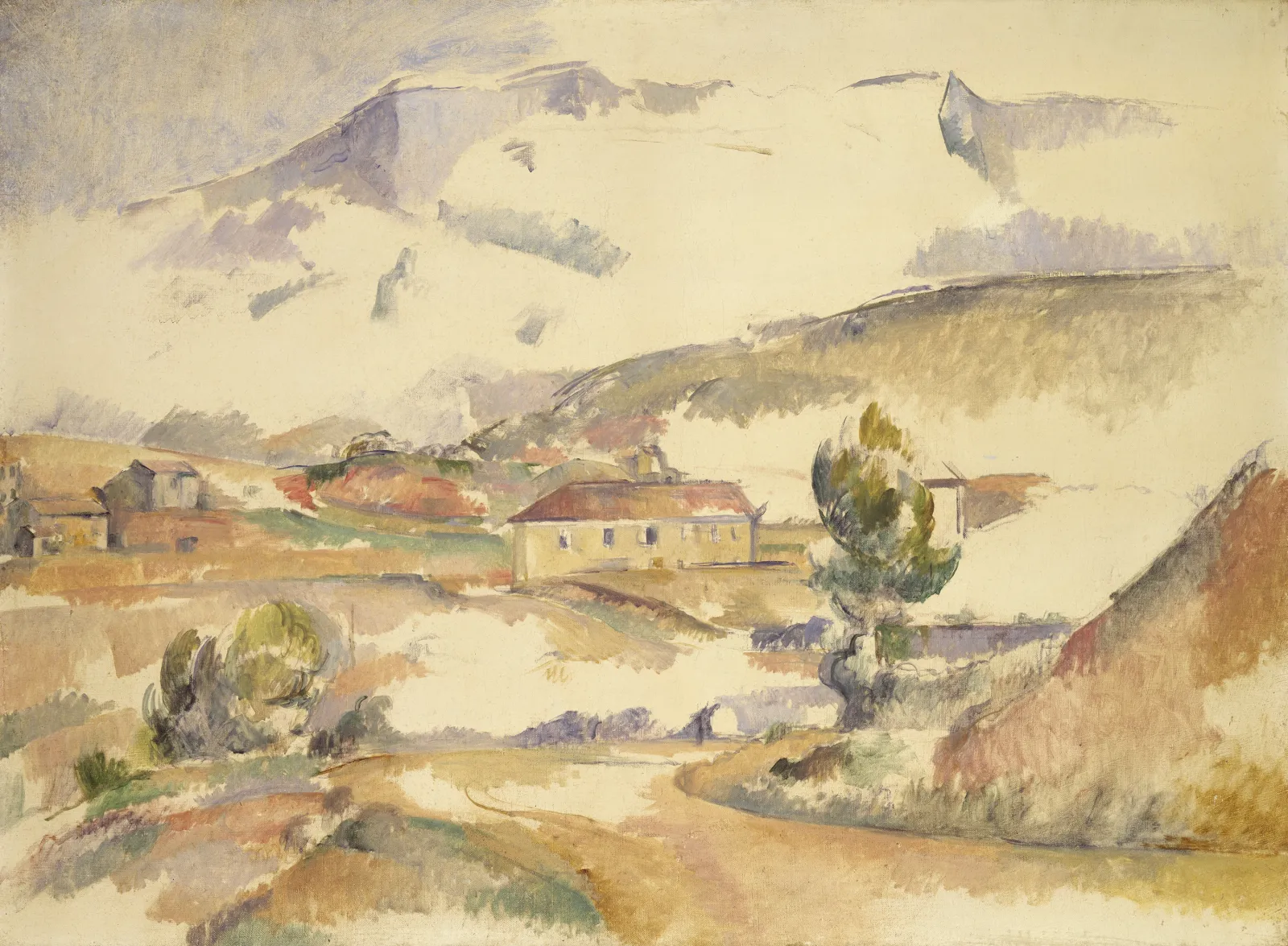 La montagne Sainte-Victoire vue du Pont de Bayeux à Meyreuil, Paul Cézanne