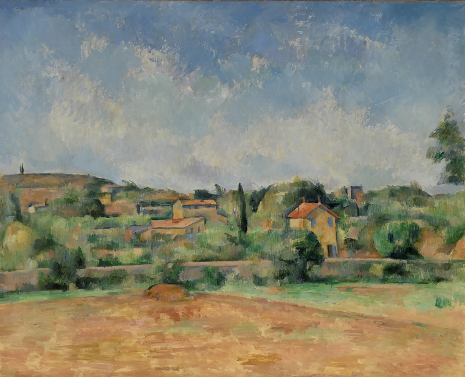 La Plaine de Bellevue, dit aussi Les Terres Rouges, Paul Cézanne