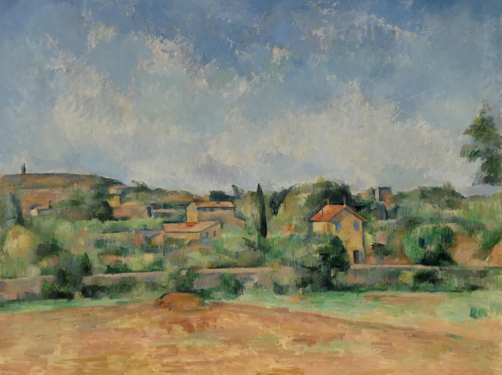 La Plaine de Bellevue, dit aussi Les Terres Rouges, Paul Cézanne