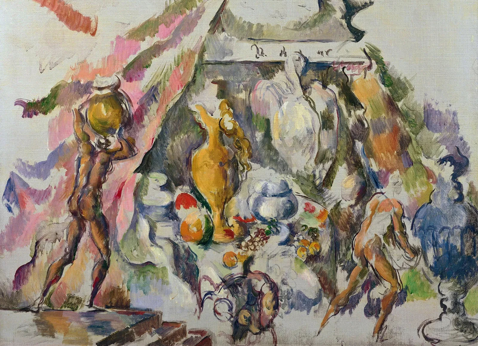 La préparation du banquet, Paul Cézanne