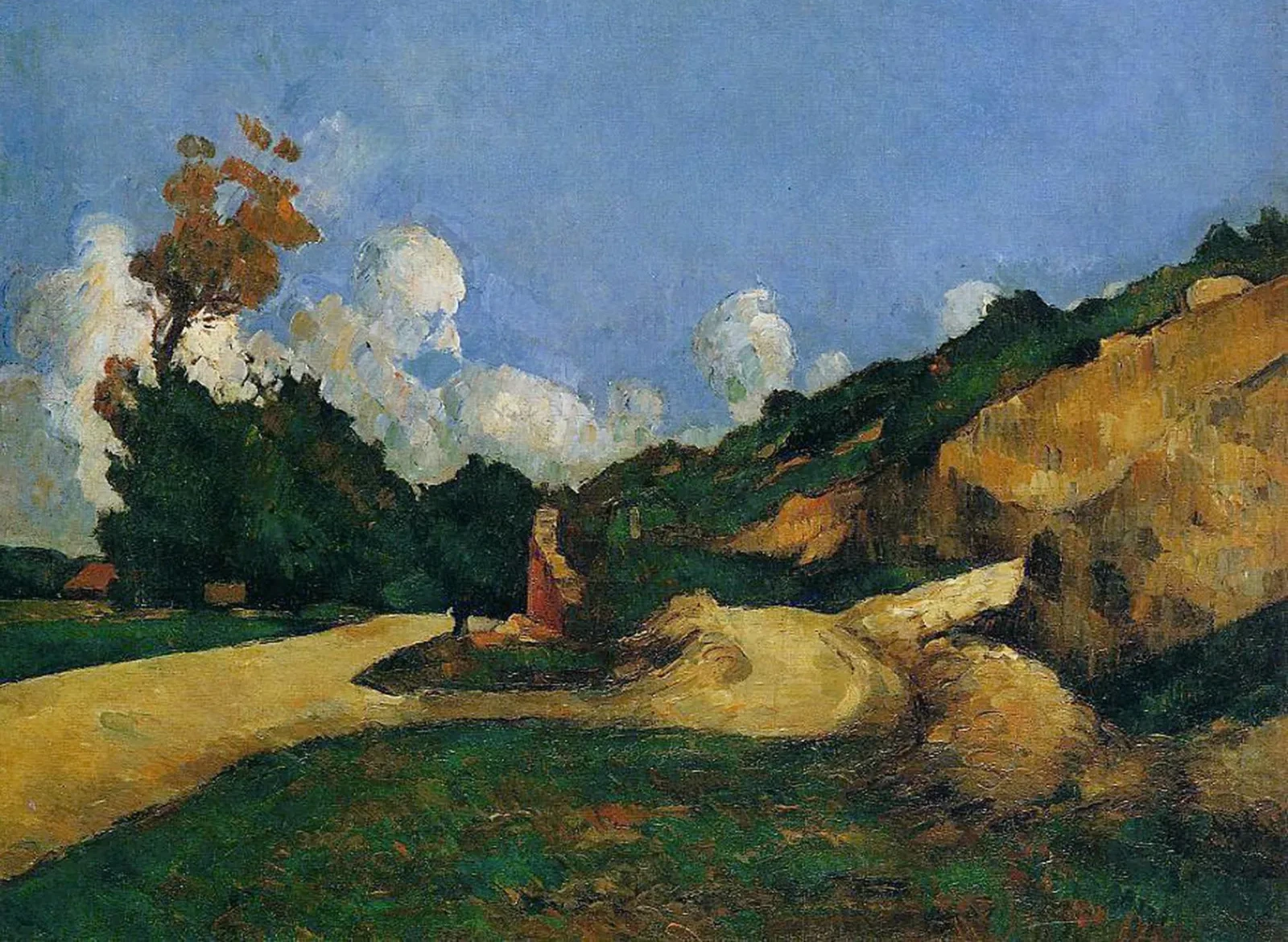 La route, Paul Cézanne