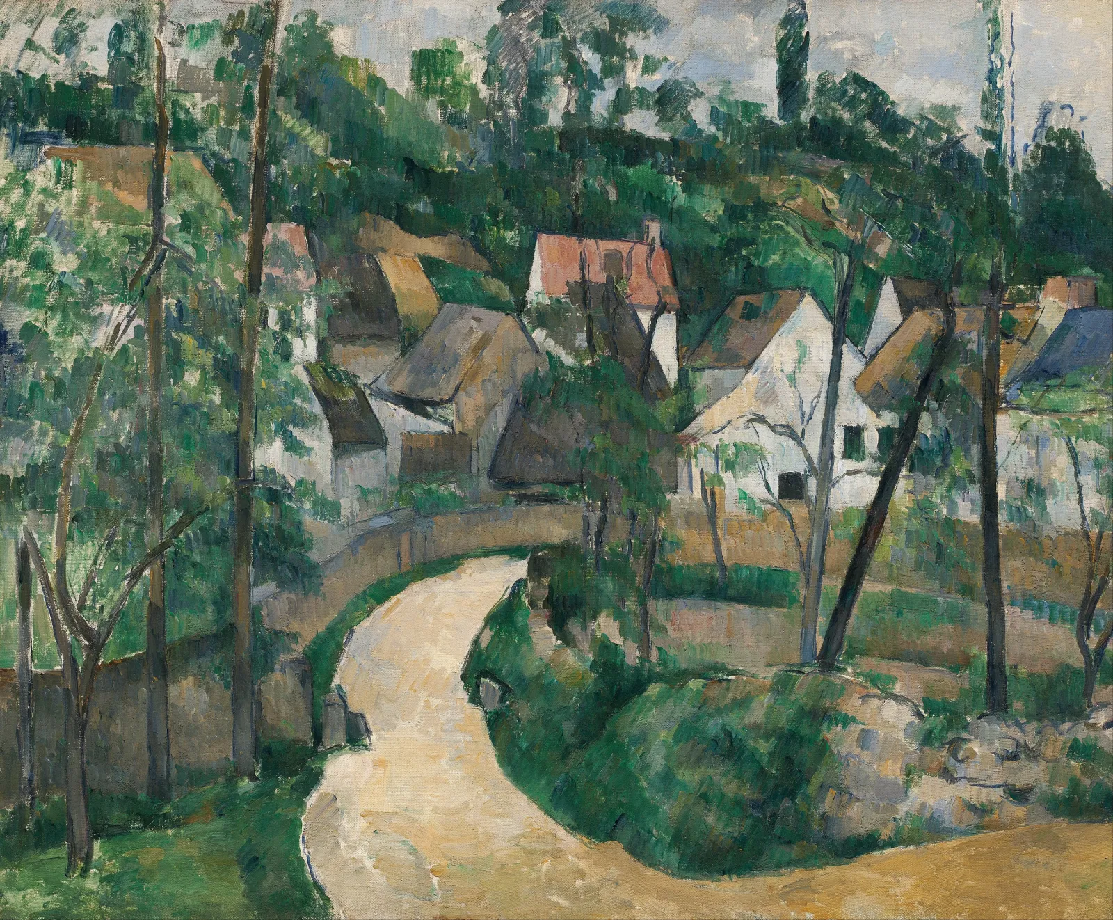 La Route tournante, Paul Cézanne