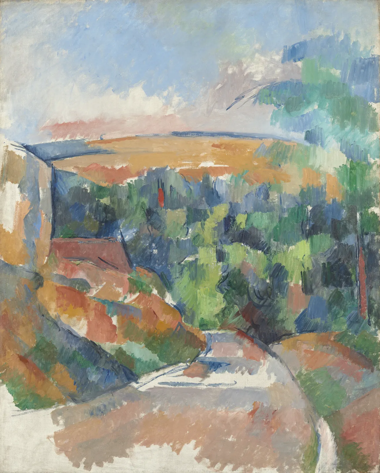 La Route tournante ; Matinée de printemps à Saint-Antonin, Paul Cézanne