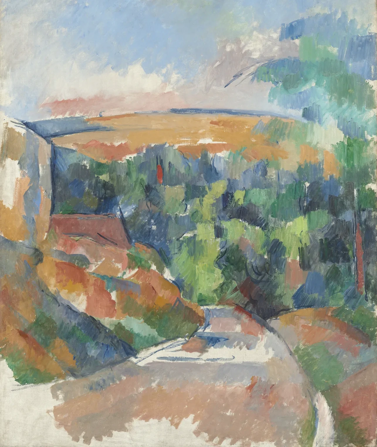 La Route tournante ; Matinée de printemps à Saint-Antonin, Paul Cézanne