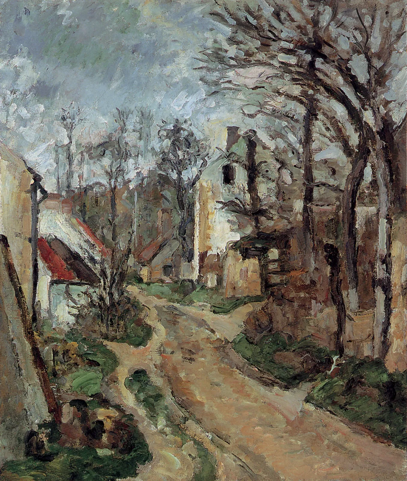 La Vieille Route à Auvers-sur-Oise, Paul Cézanne