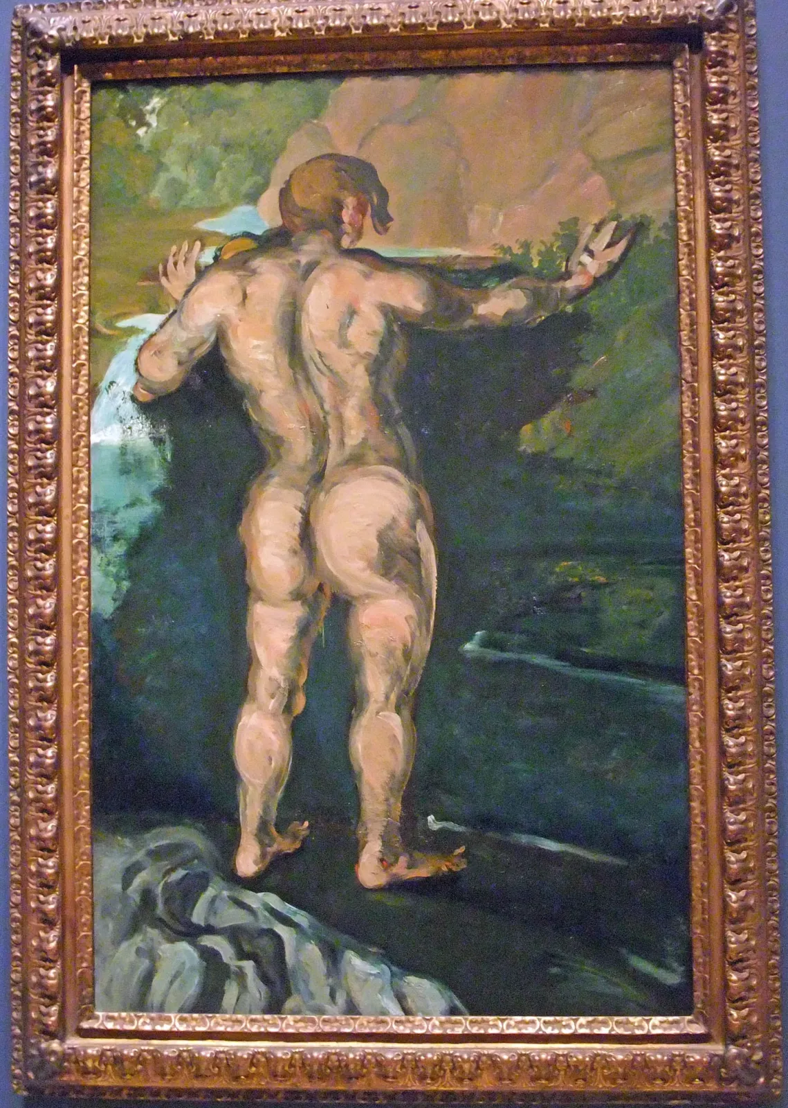 Le Baigneur au rocher, Paul Cézanne