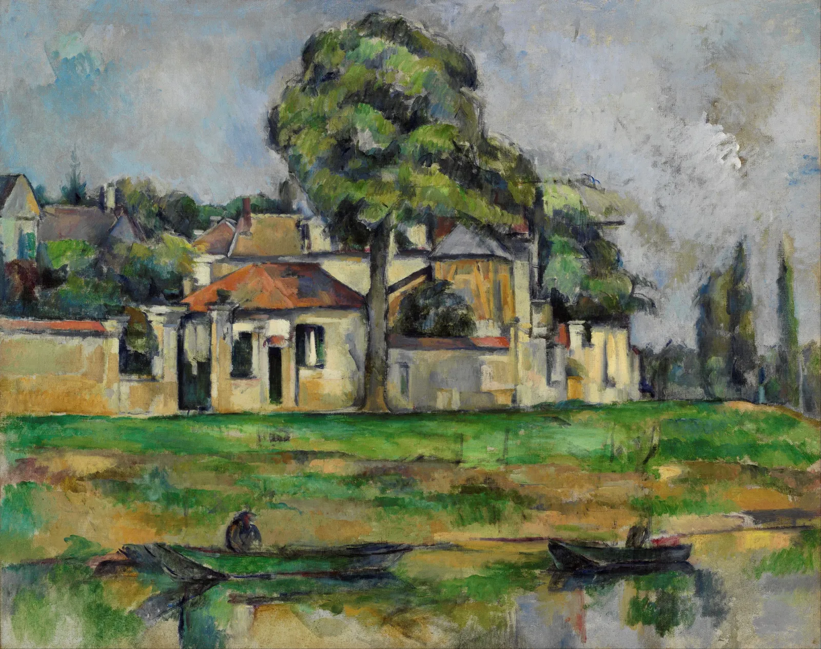 Le Chemin de halage sur les bords de la Marne à Créteil, Paul Cézanne