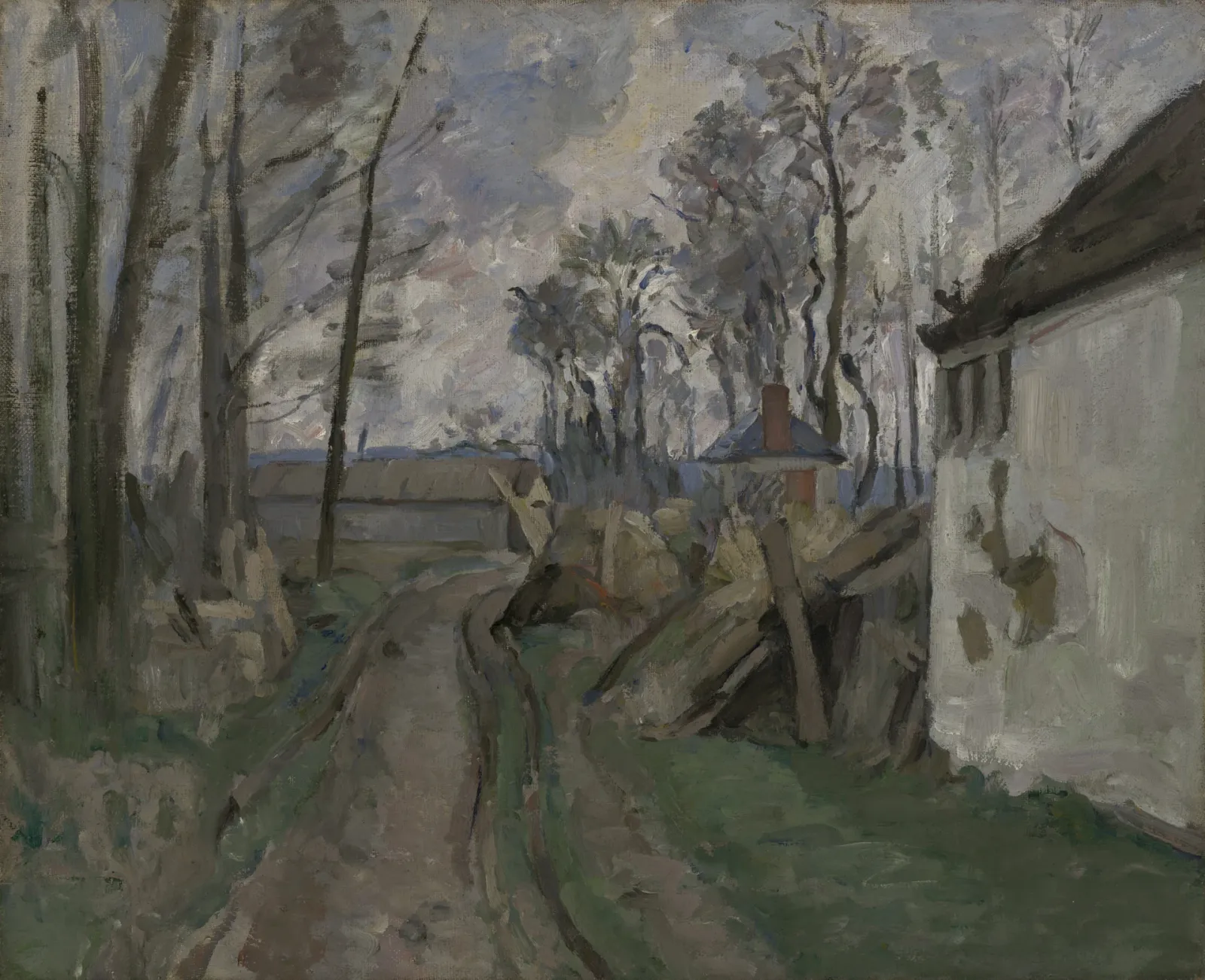 Le Chemin du village, Paul Cézanne