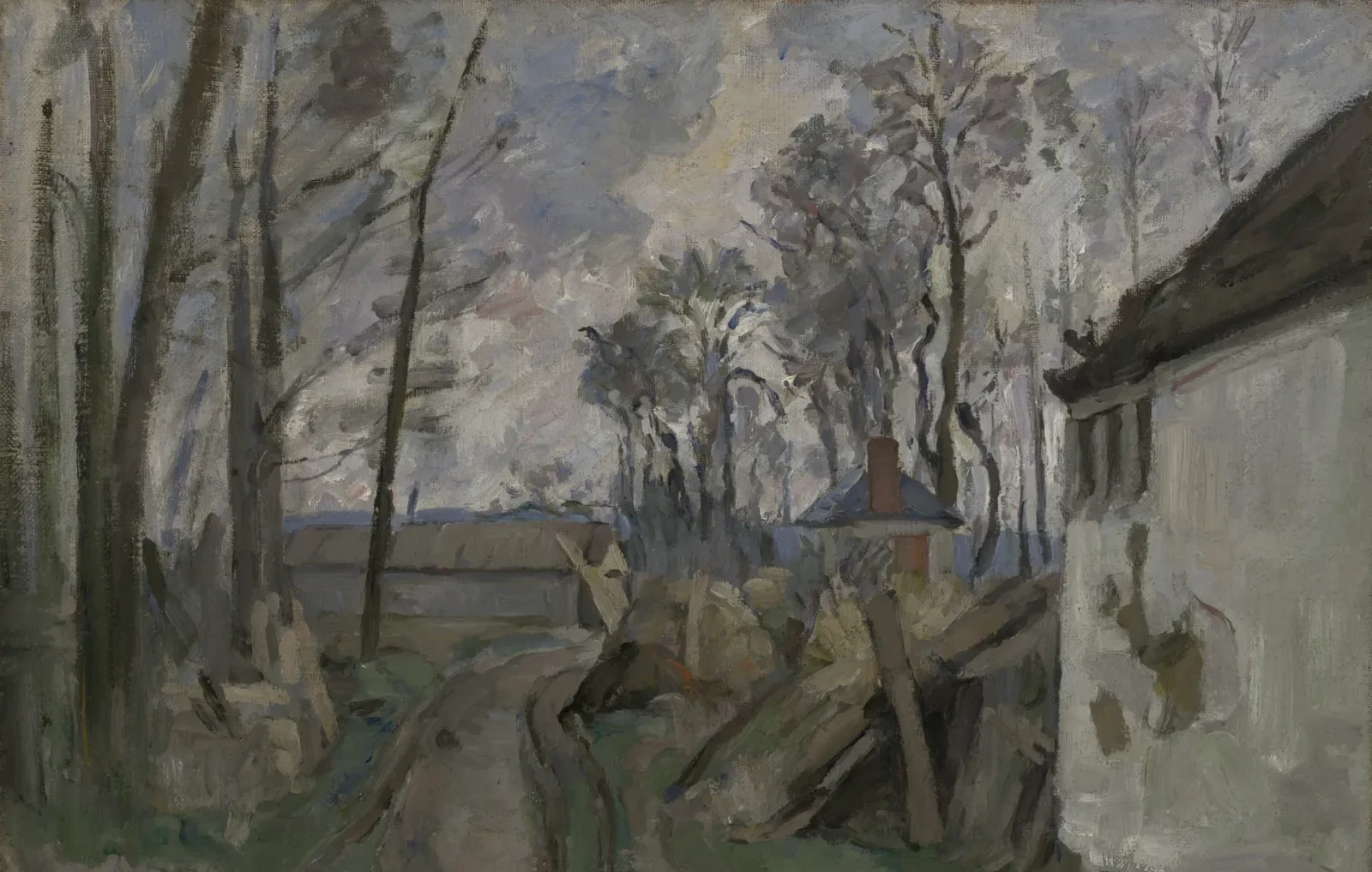 Le Chemin du village, Paul Cézanne