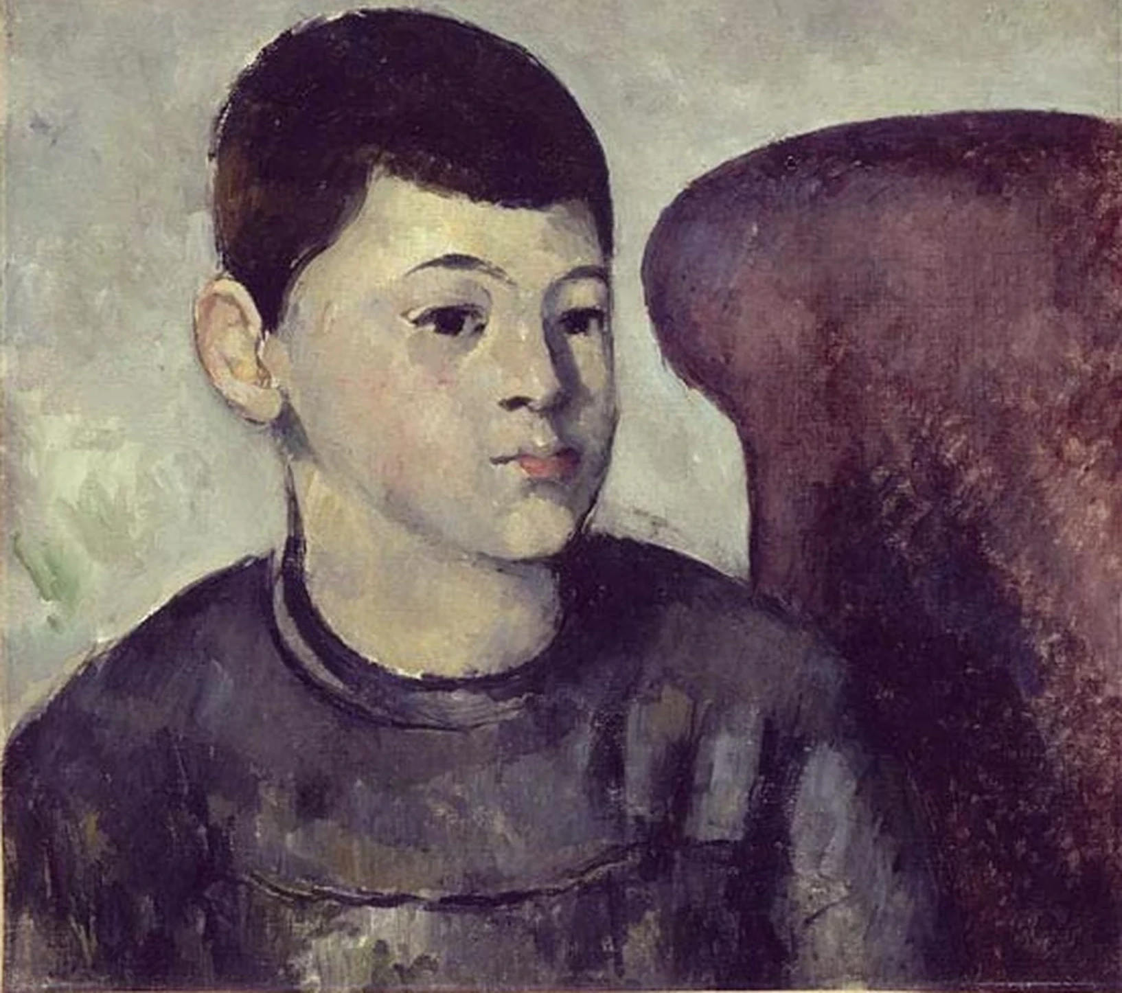 Le Fils de l'artiste au fauteuil rouge, Paul Cézanne