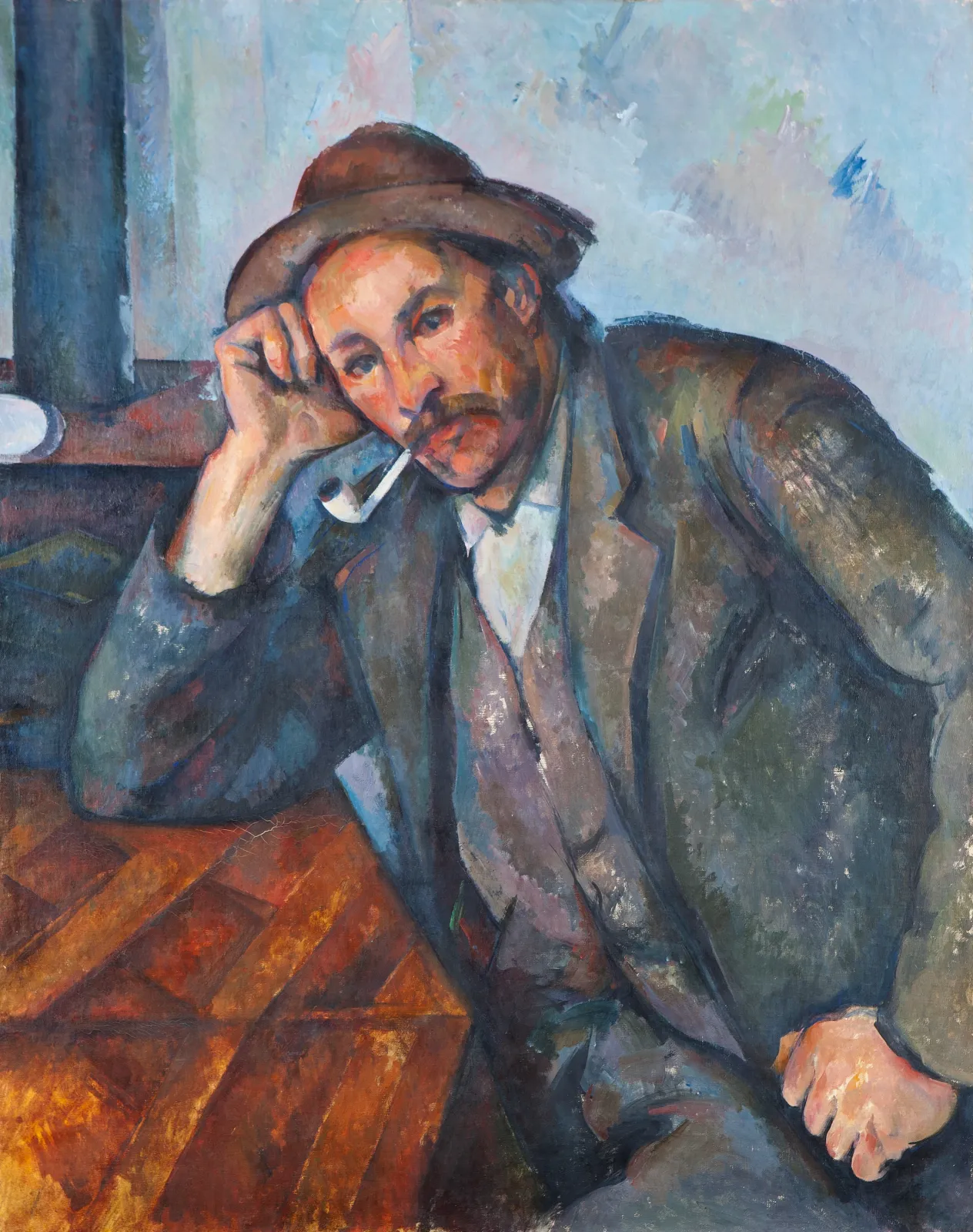 Le Fumeur accoudé, Paul Cézanne