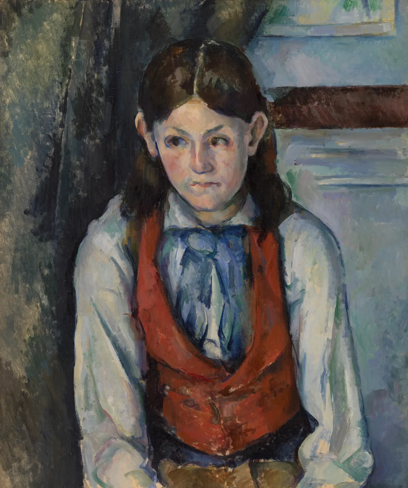 Le Garçon au gilet rouge, Paul Cézanne