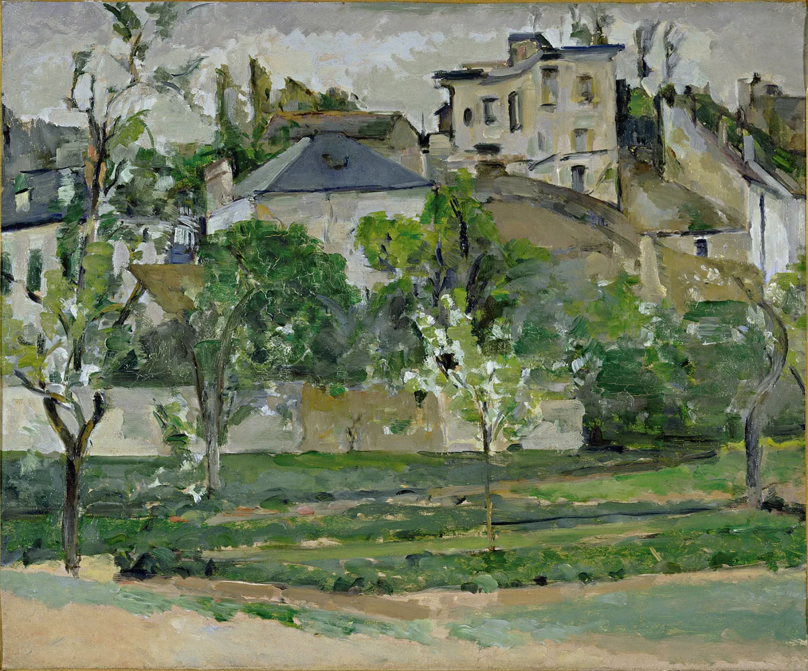 Le Jardin de Maubuisson, Pontoise, Paul Cézanne