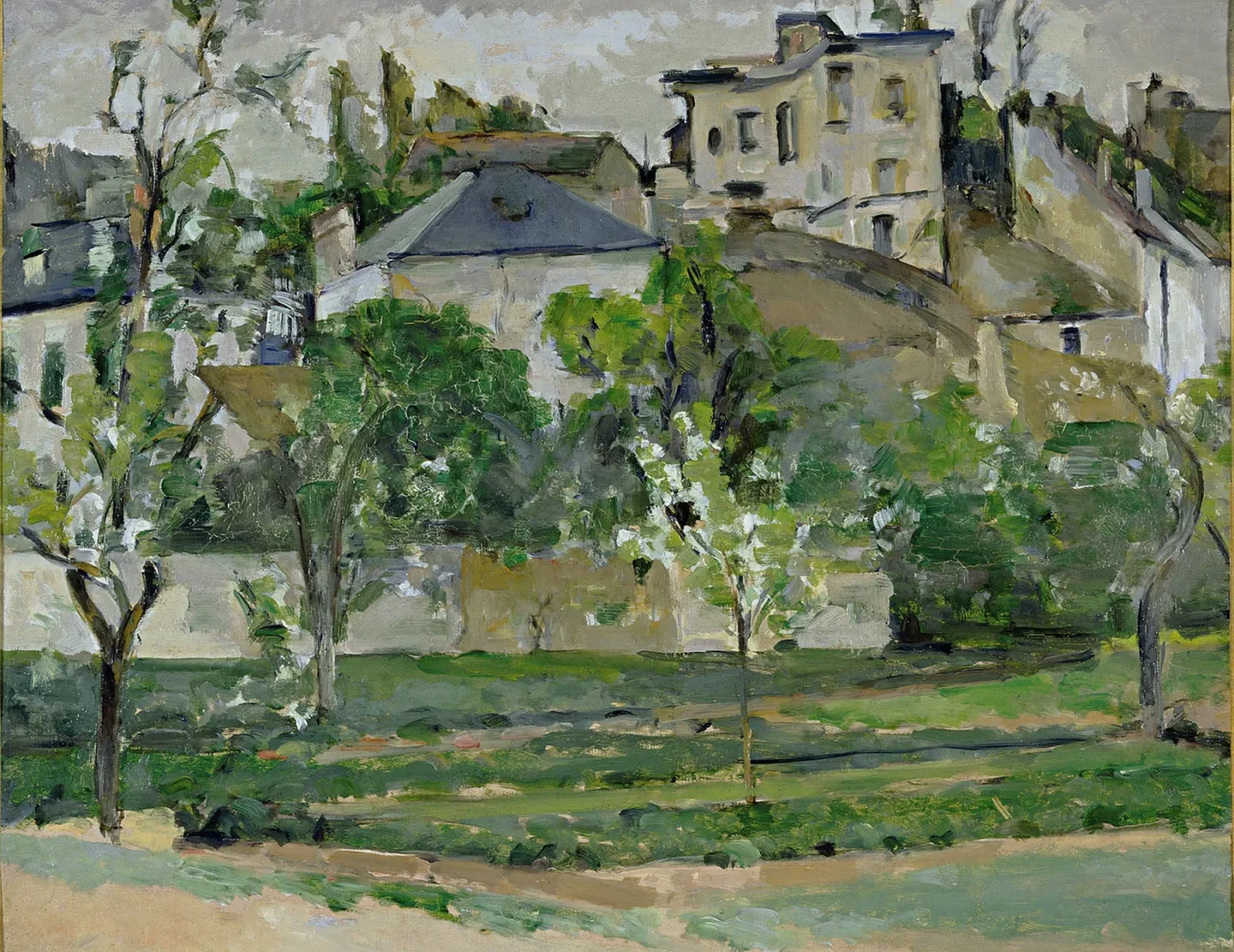 Le Jardin de Maubuisson, Pontoise, Paul Cézanne