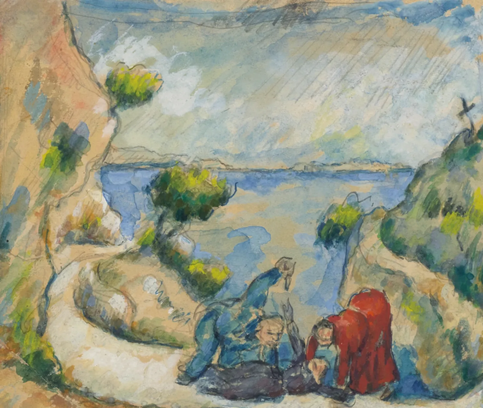 Le Meurtre dans le ravin, Paul Cézanne