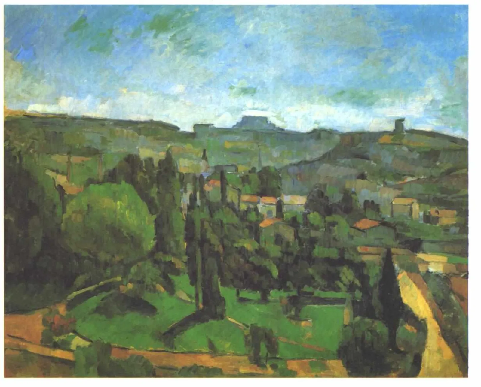 Le Pilon du Roi, vue de Bellevue, Paul Cézanne