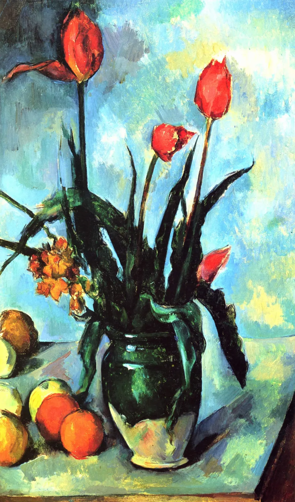 Le Vase de tulipes, Paul Cézanne