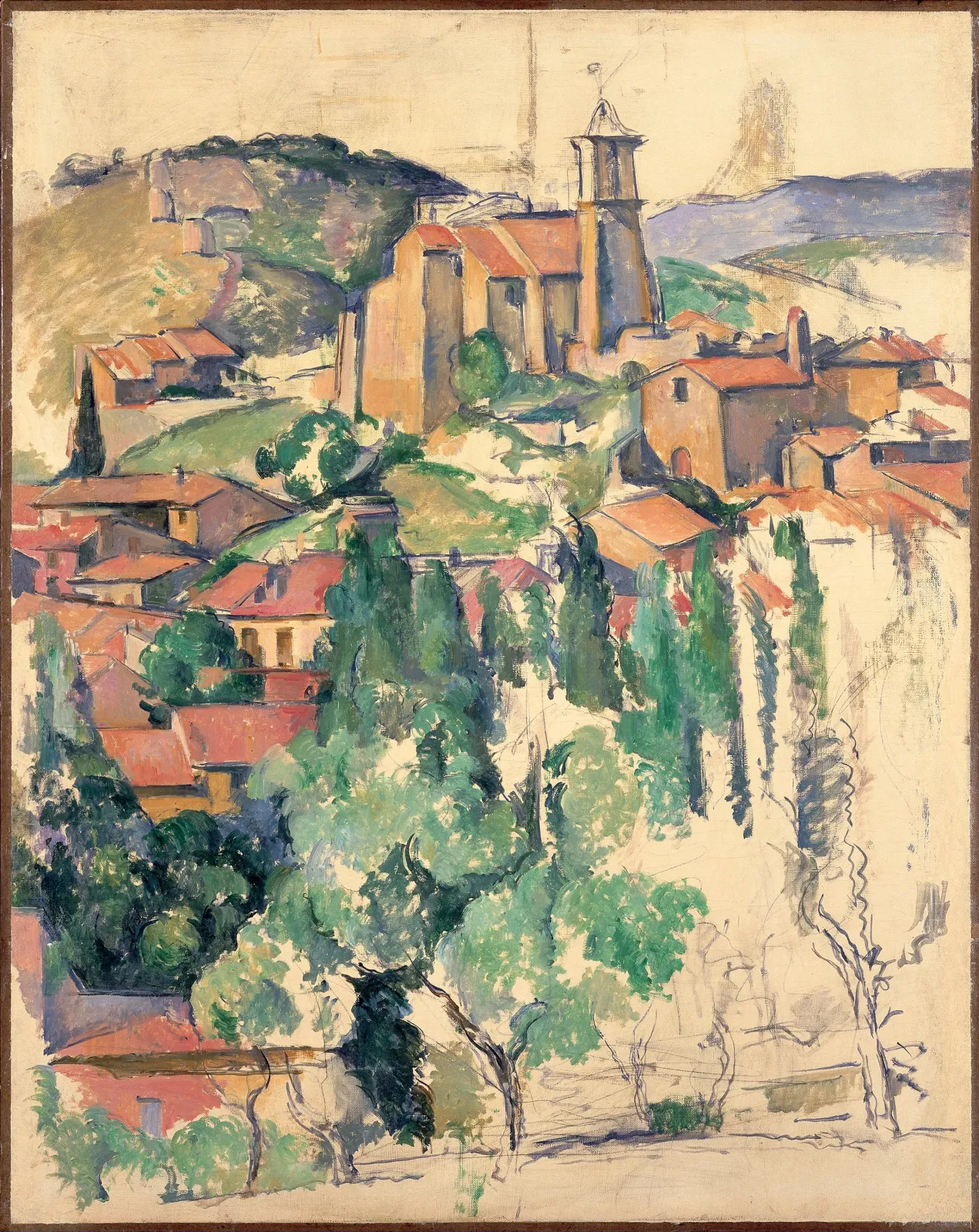 Le Village de Gardanne, Paul Cézanne