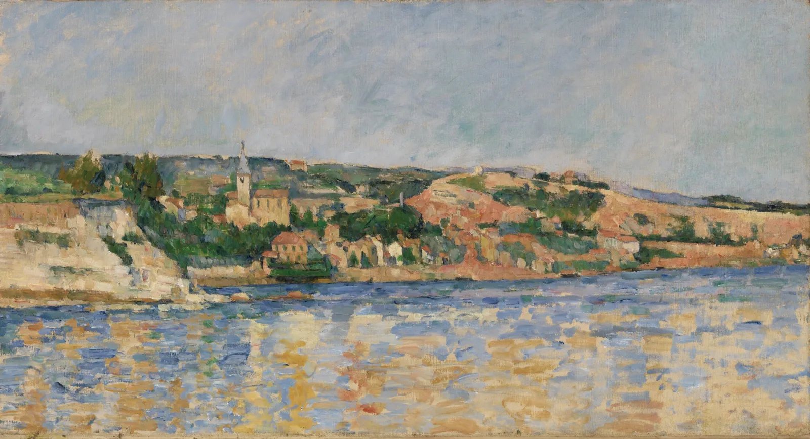 Le village de l'Estaque vu de la mer, Paul Cézanne
