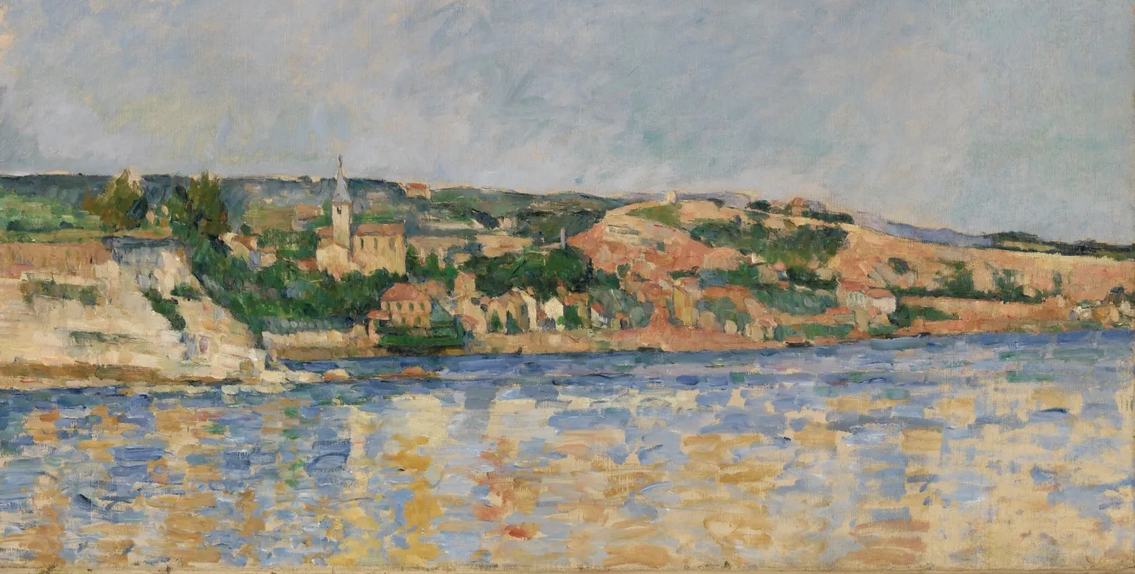 Le village de l'Estaque vu de la mer, Paul Cézanne