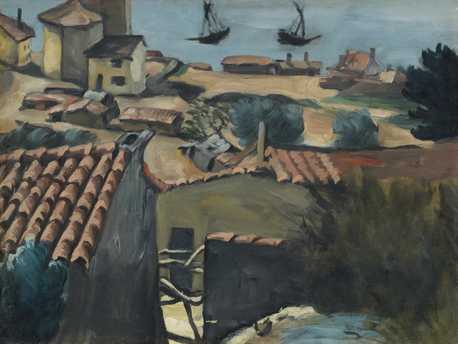 Le Village des pêcheurs à l'Estaque, Paul Cézanne