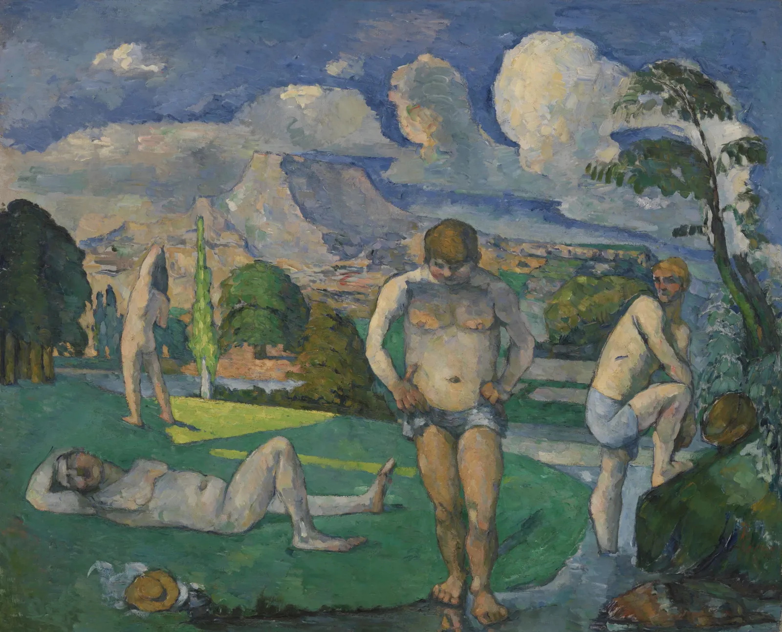 Les baigneurs au repos, Paul Cézanne