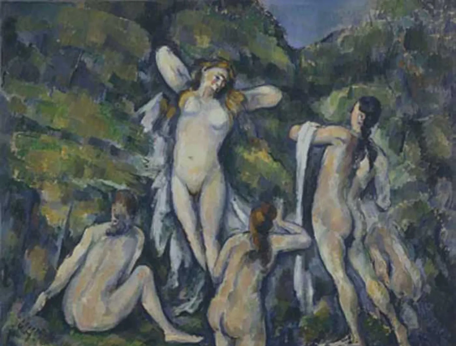 Les Baigneuses, Paul Cézanne