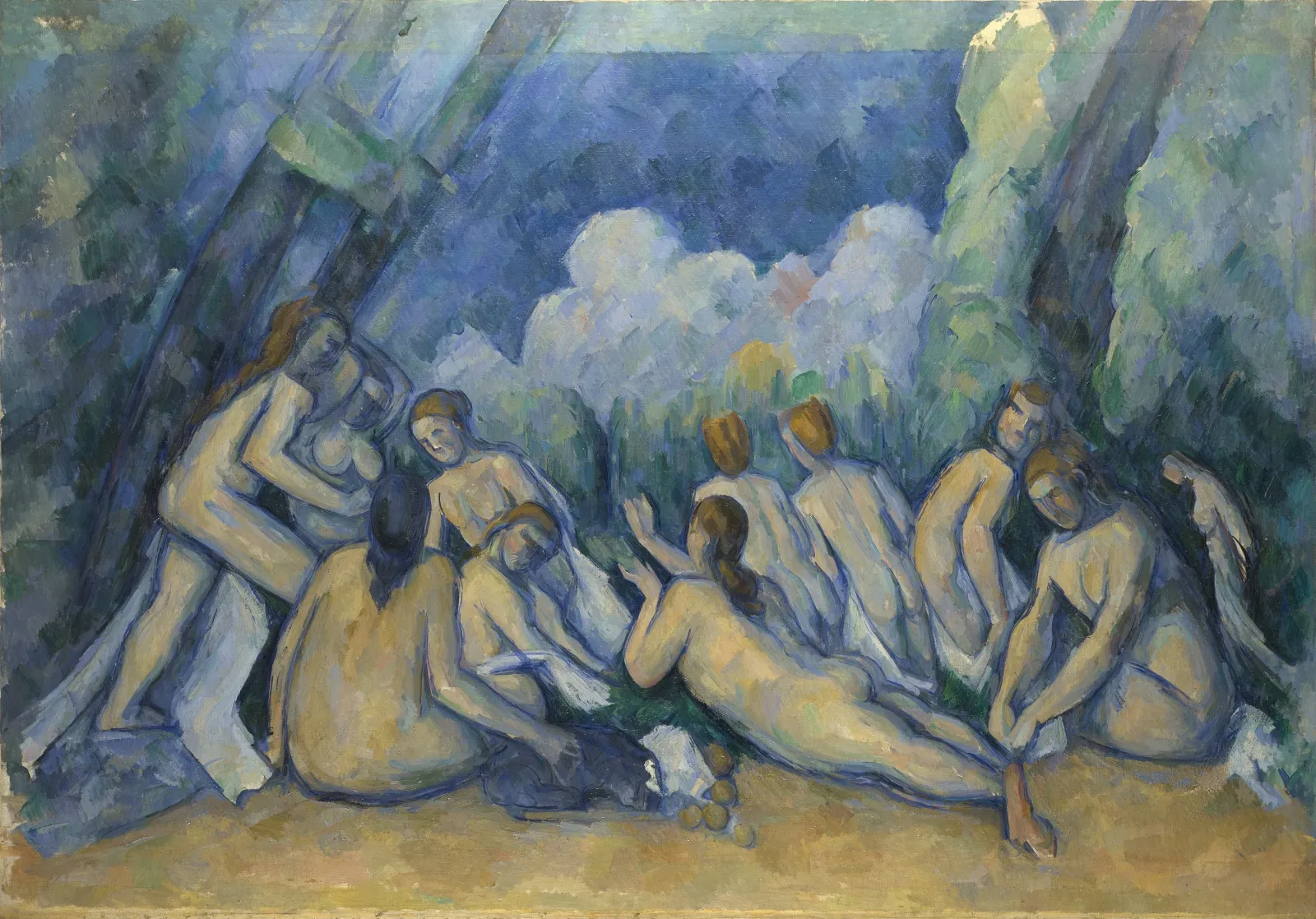Les Grandes Baigneuses, Paul Cézanne