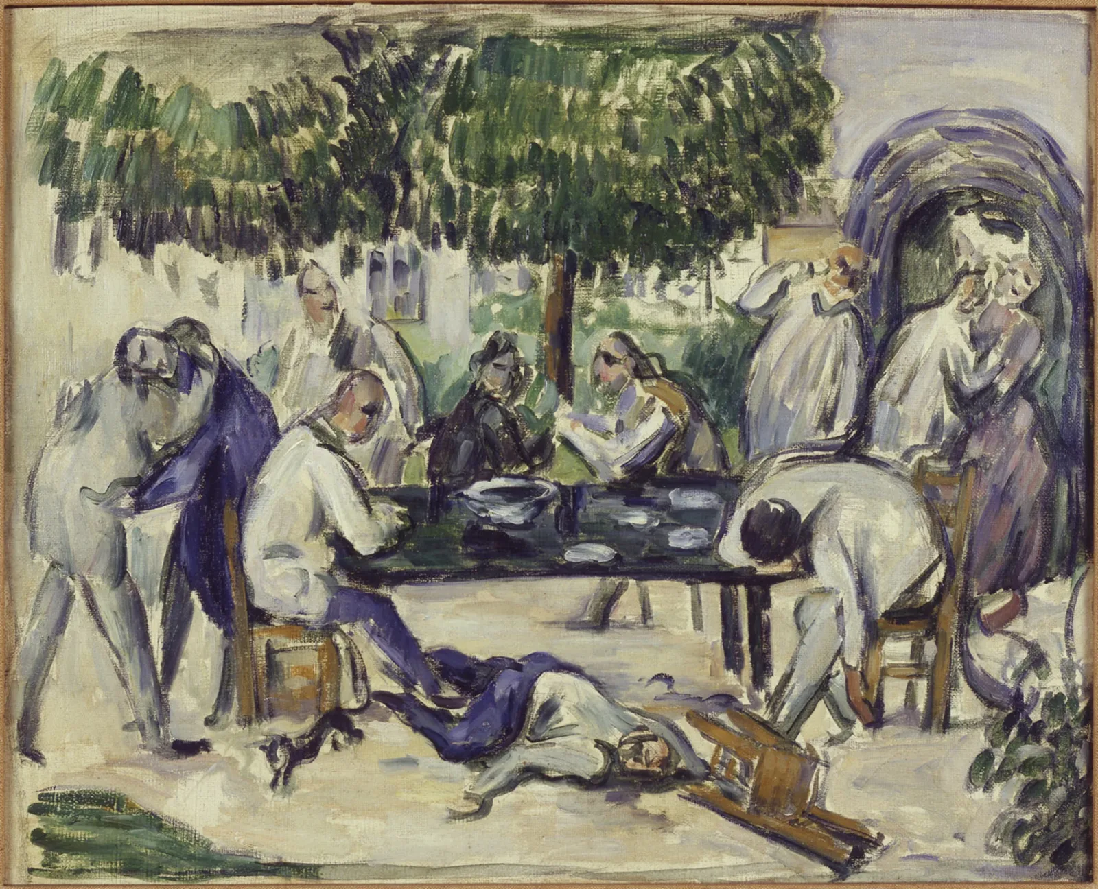 Les Ivrognes, Paul Cézanne