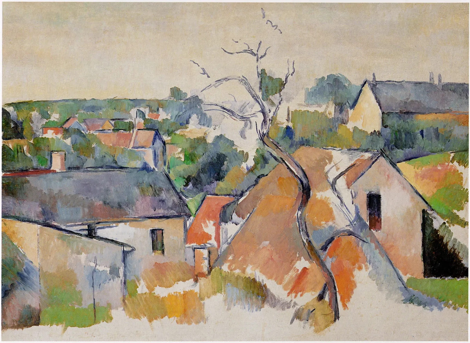 Les Toits, Paul Cézanne
