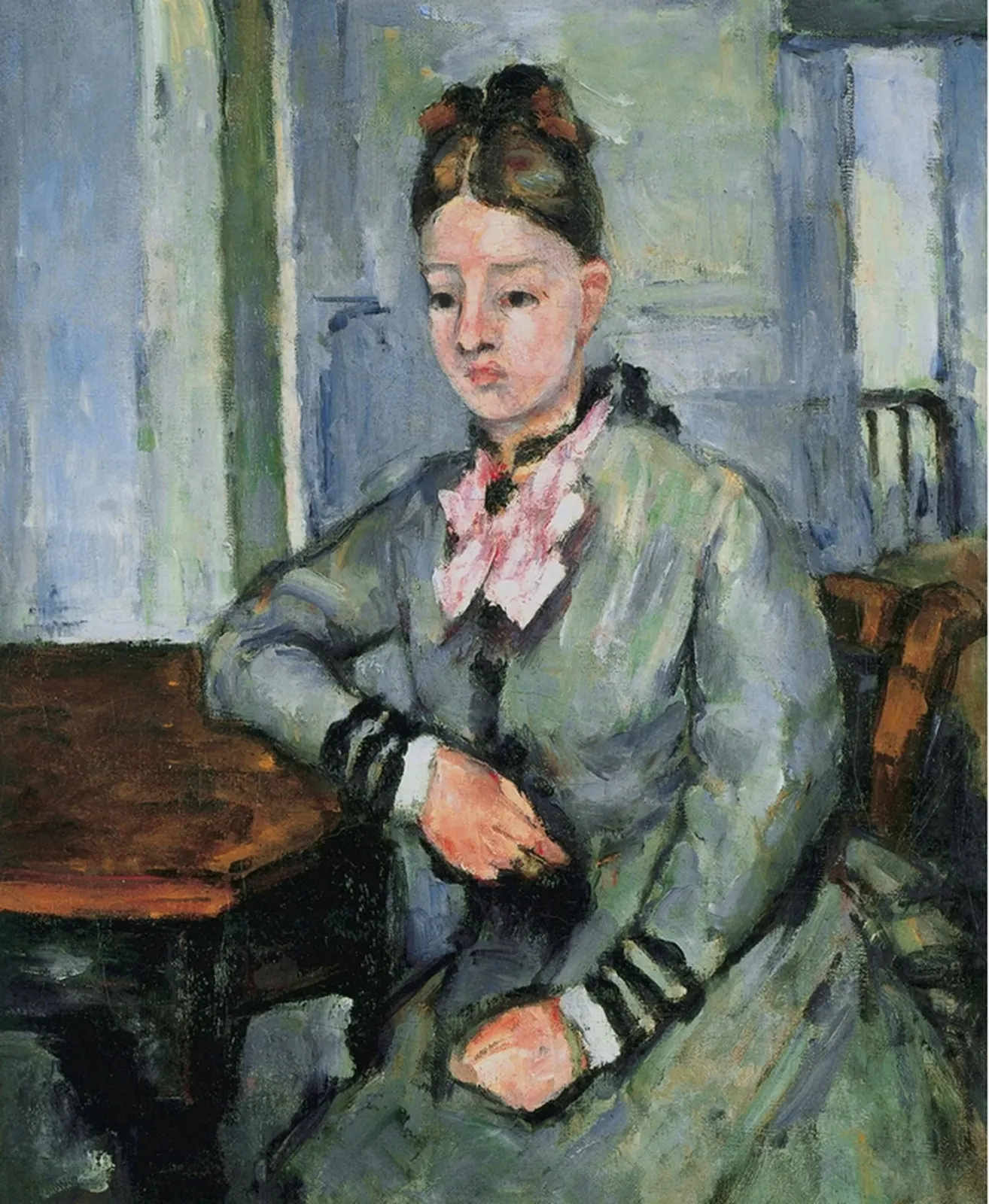 Madame Cézanne accoudée, Paul Cézanne