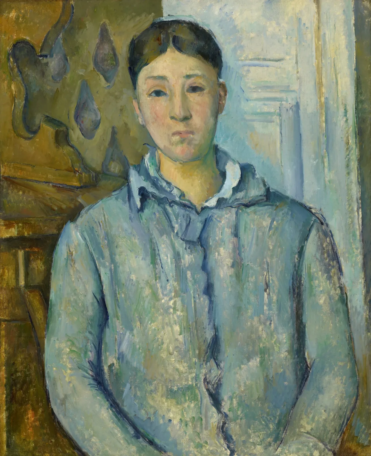 Madame Cézanne en bleu, Paul Cézanne