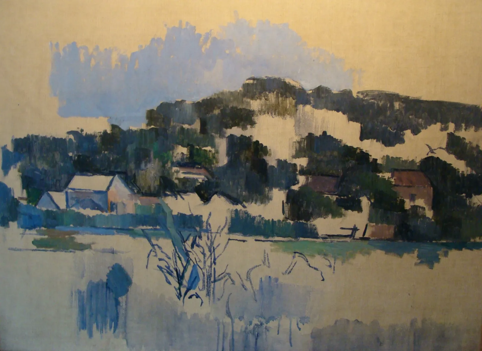 Maisons sur la colline, Paul Cézanne