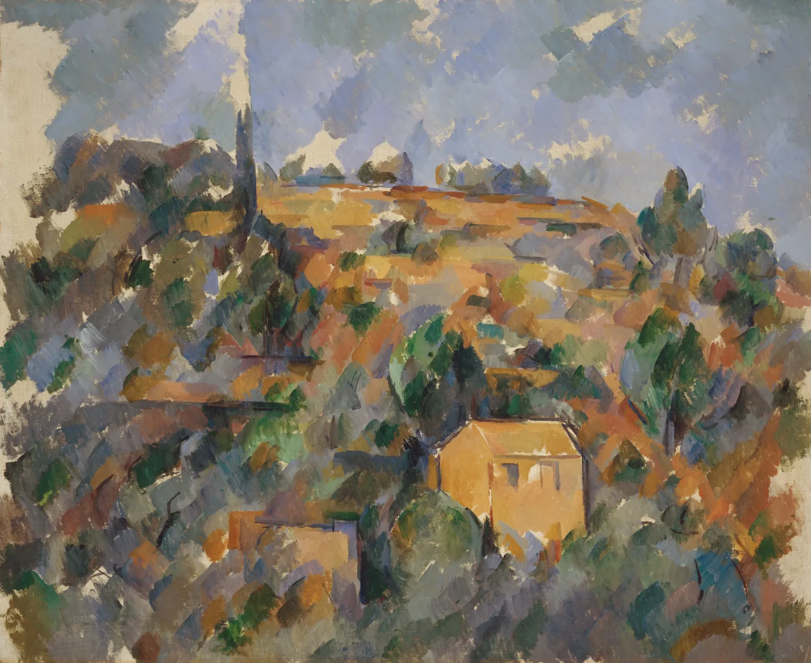 Maisons sur la colline, Provence, Paul Cézanne